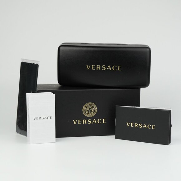 NEW Versace VE1295 1000 Silver Pilot Unisex Eyeglasses VE 1295 - Picture 11 of 11